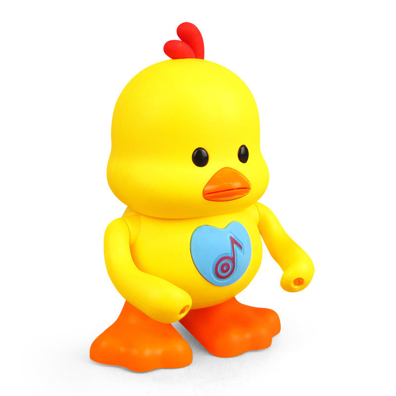 Jouet Électrique Enfant Poupée Musicale Lumineuse Canard Dansant
