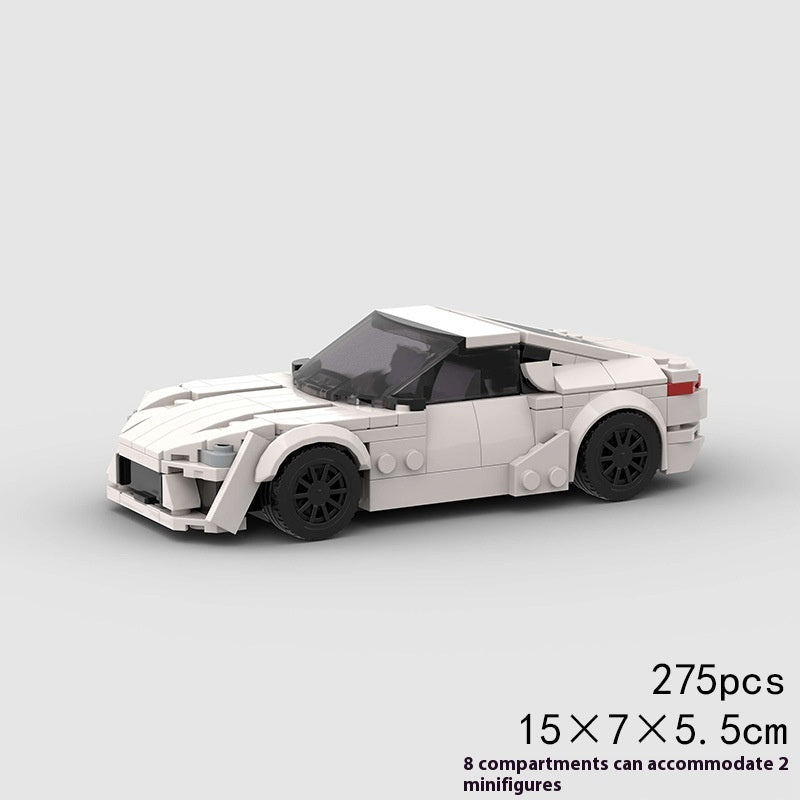 Children's DIY Sports Car Building Blocks Educational Assembled Toys