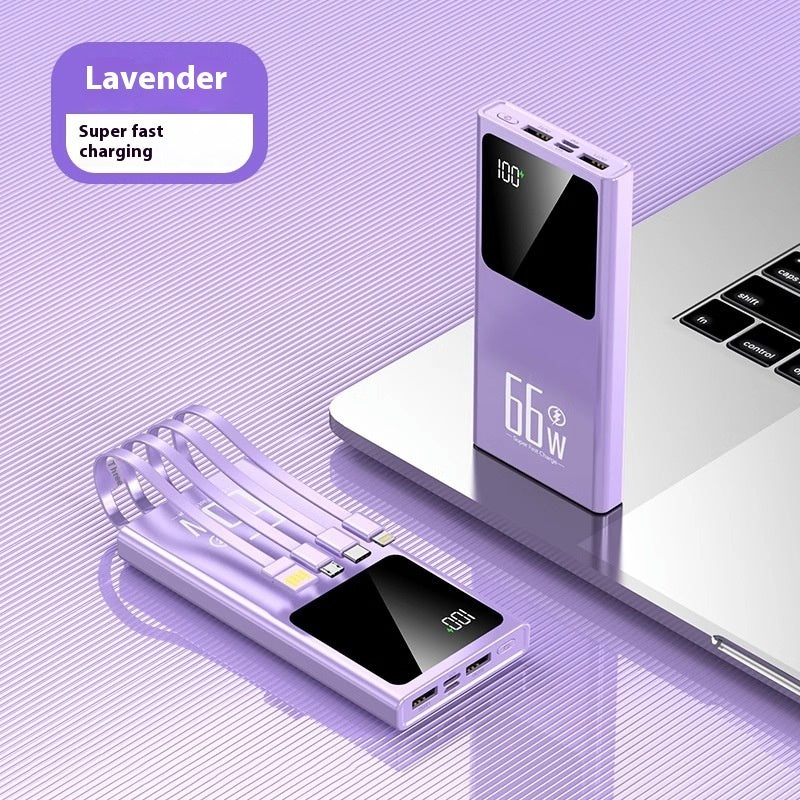 Mini batterie externe portable ultra fine très grande capacité