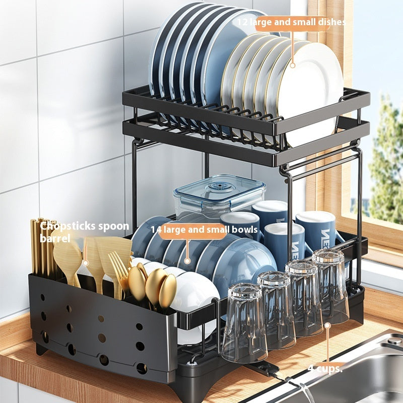 Égouttoir à vaisselle de cuisine Égouttoir à couverts Rangement pour vaisselle