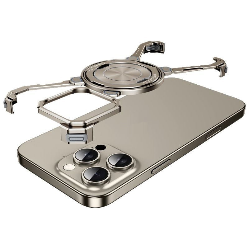Magic Claw Shell Metal Phone Case Magnetic Suction Rotating Bracket Protective Sleeve