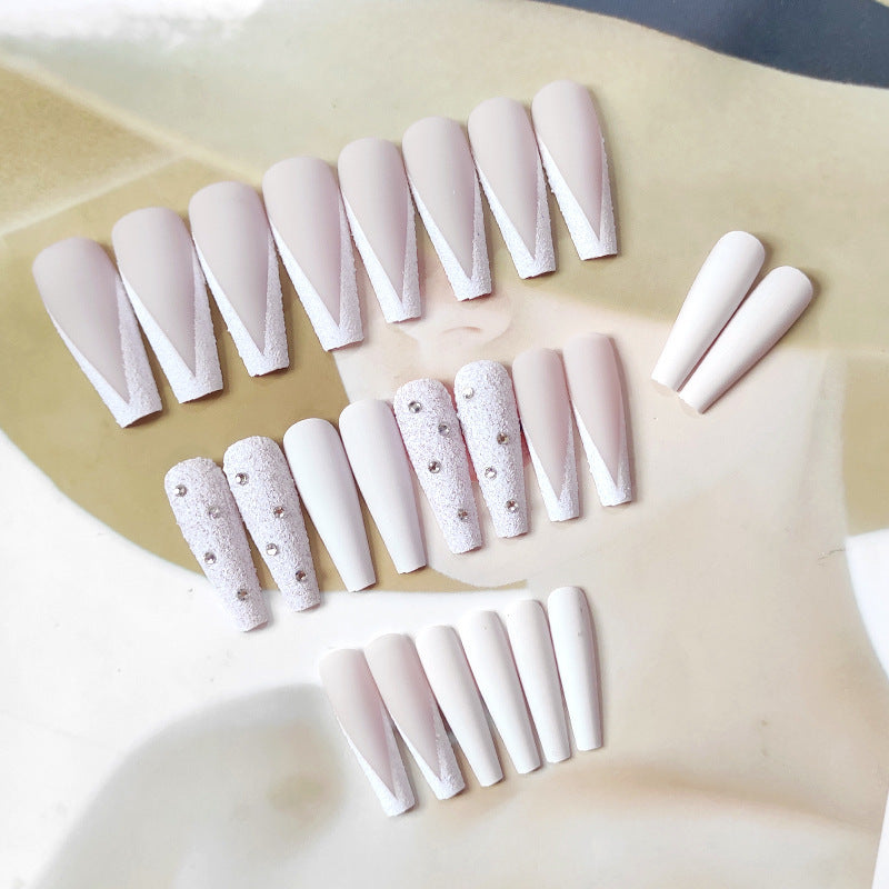 Faux Ongles Ballerine Extra Longs Style Européen et Américain