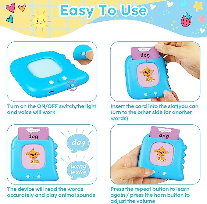 Children's Educational Toys English Card Inserting Machine