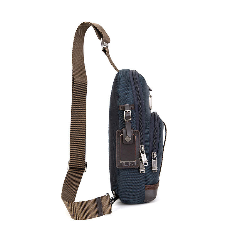 Sac de poitrine pour homme en nylon, sac à bandoulière, mode décontractée