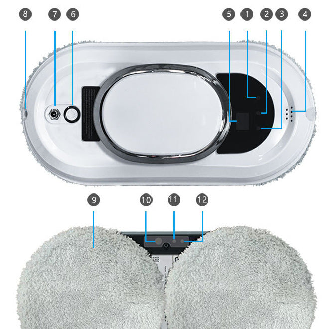 Lave-vitres Intelligent Multi-scènes avec Télécommande