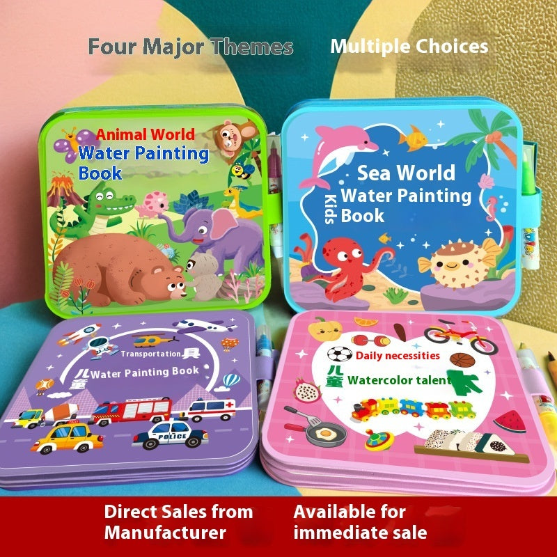 Children's Magic Picture Book Graffiti Water DIY Creative Folding