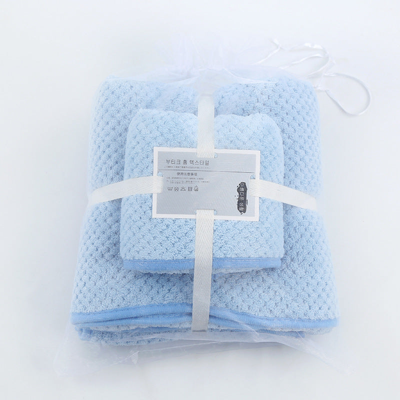 Absorbent Towel Set For Daily Use At Home