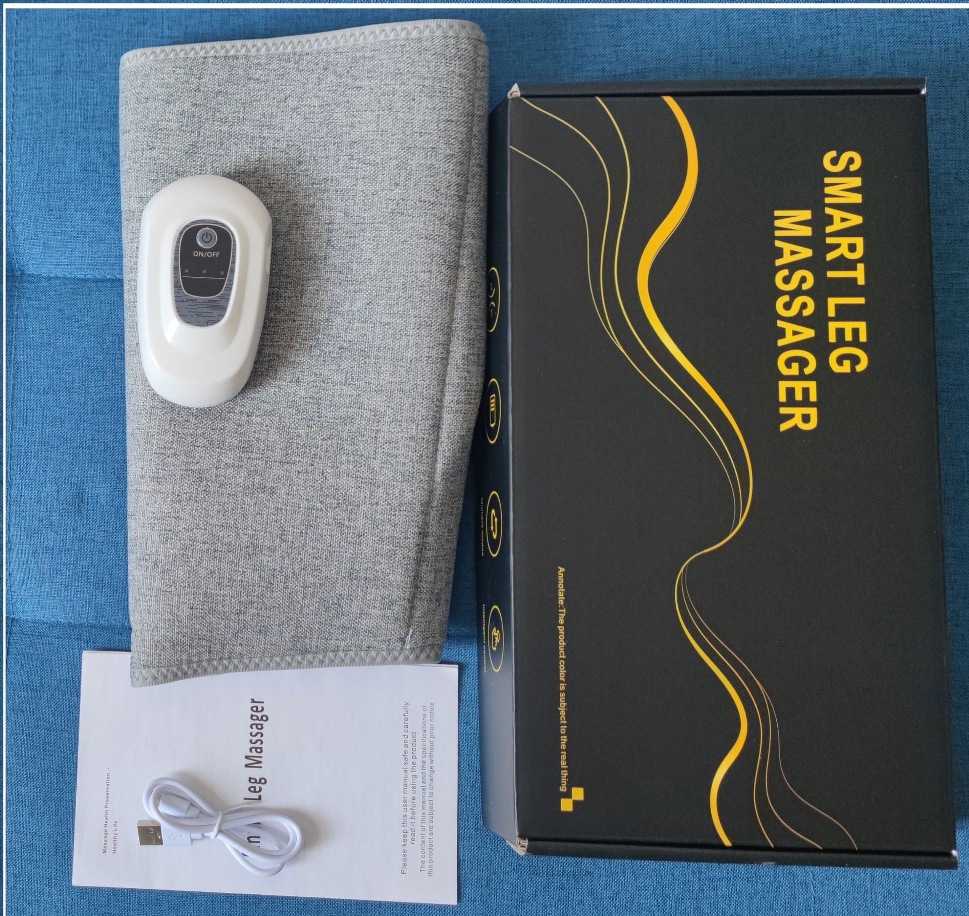 Masseur de Mollets Électrique Multifonctionnel Air Wave par Pression d'Air Instrument de Massage des Jambes et de Raclage pour la Beauté