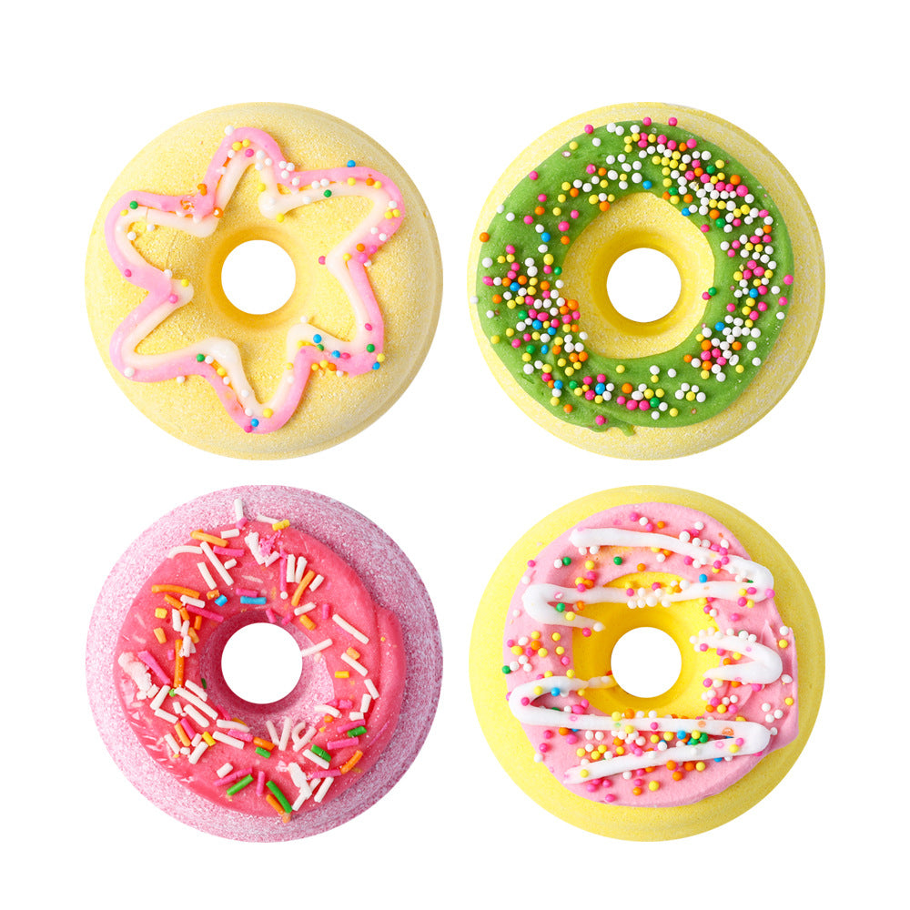 Kit de sels de bain en forme de donut pour enfants