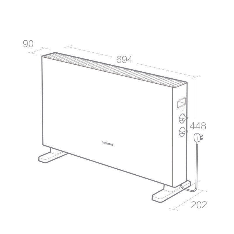 Radiateur convecteur thermostatique domestique