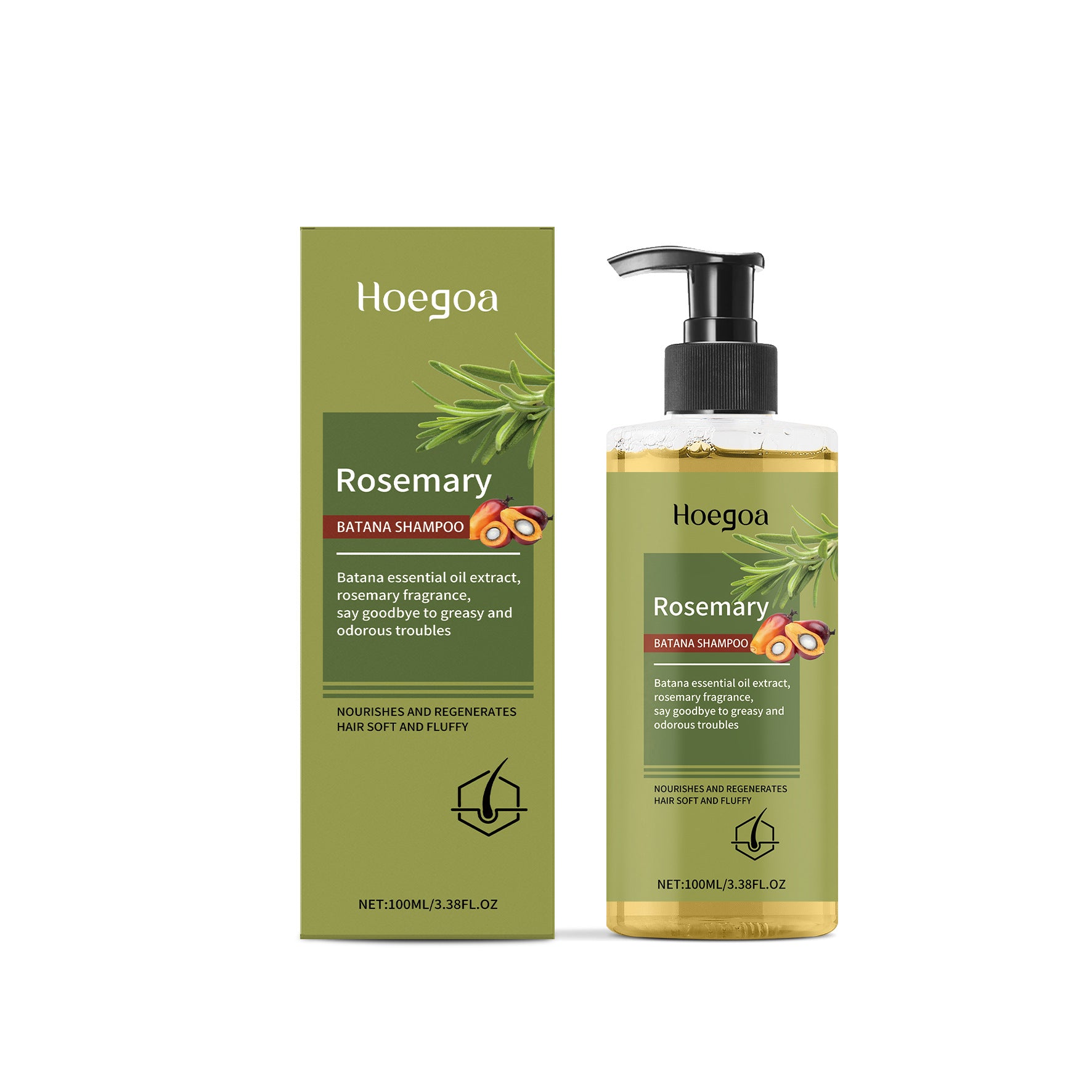 Rosemary Shampoo Moisturizing And Cleaning