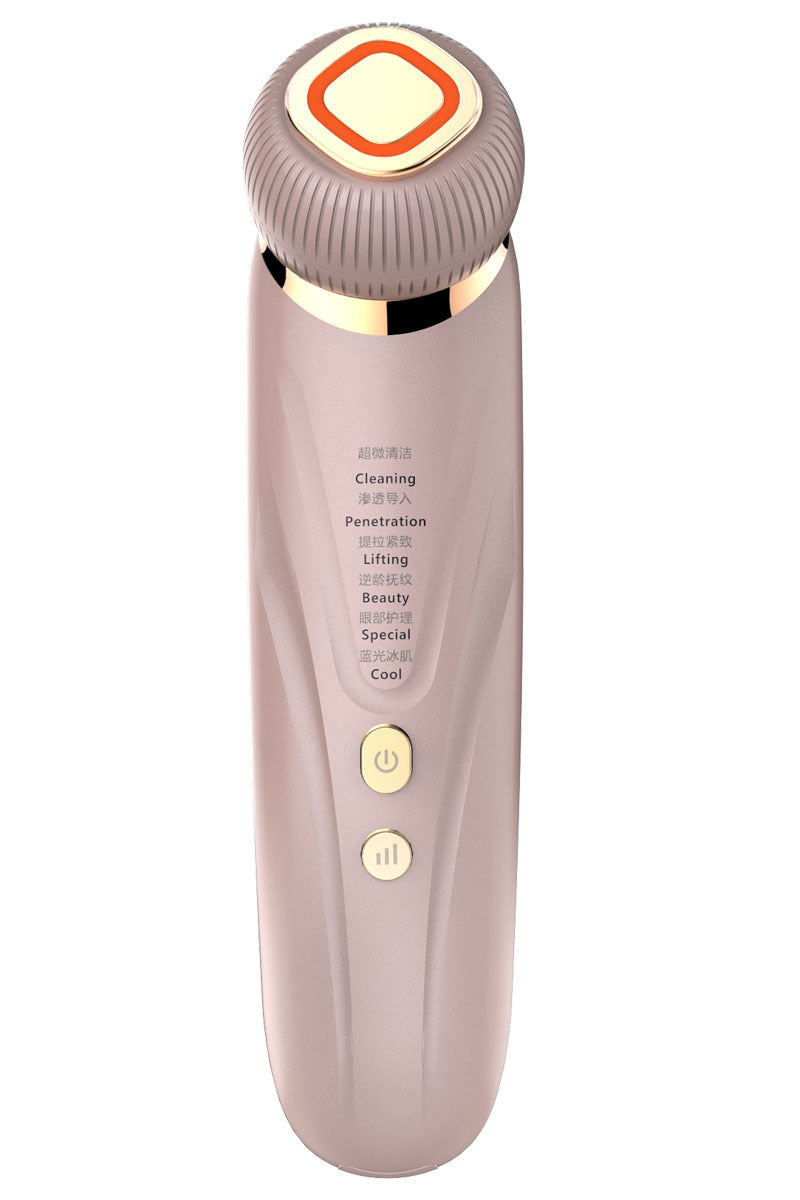 Instrument de beauté du visage intelligent à microcourant pour la maison, massage facial, nettoyage, lifting et raffermissement.
