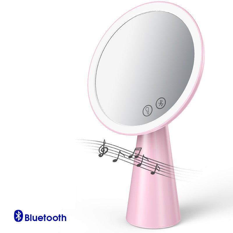 Makeup Mirror With Light Under The Net Celebrity Female Fill Light Large Beauty Mirror Wash Hand Portable Makeup Mirror