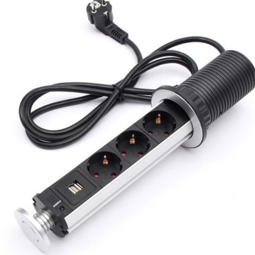Usb Socket European Standard Office Hidden Desktop Socket