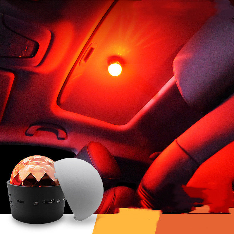 Lumière d'ambiance de voiture à chargement USB de personnalité à la mode