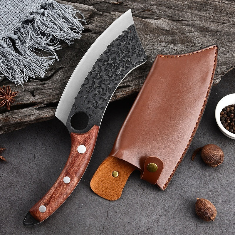 Forging Boning Knife Finger Lock High Carbon Steel Outdoor Machete