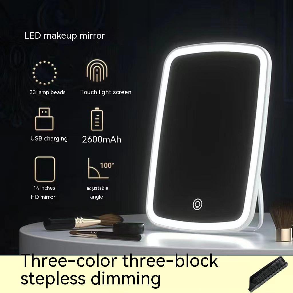 Women's Portable Foldable Illuminated Makeup Mirror
