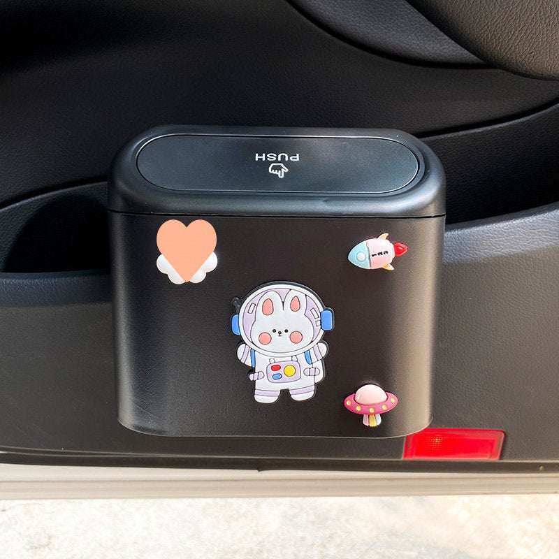Car Trash Can Creative Cute Storage Cleaning
