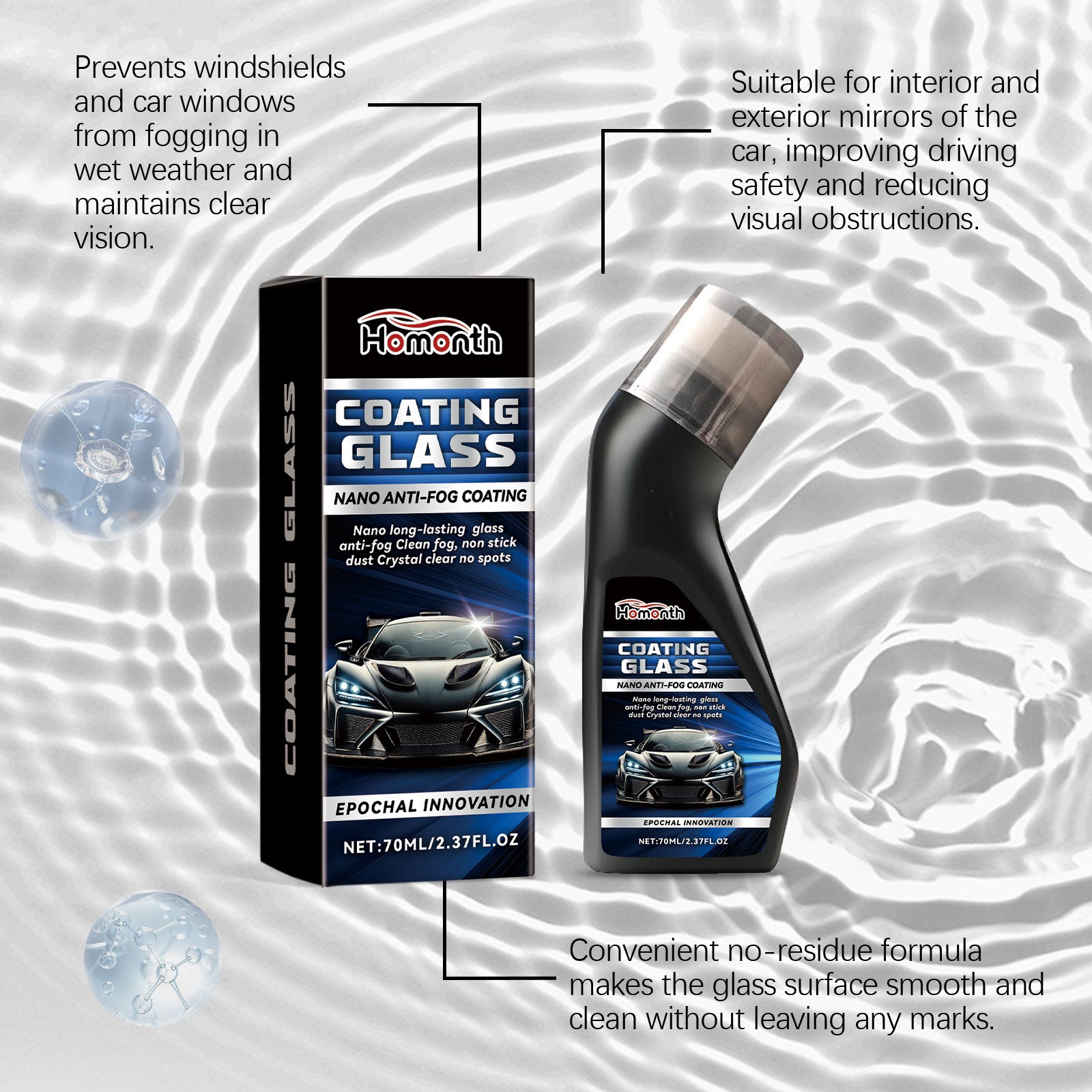 Car Windshield Window Decontamination Rainproof Cleaning Car Coating