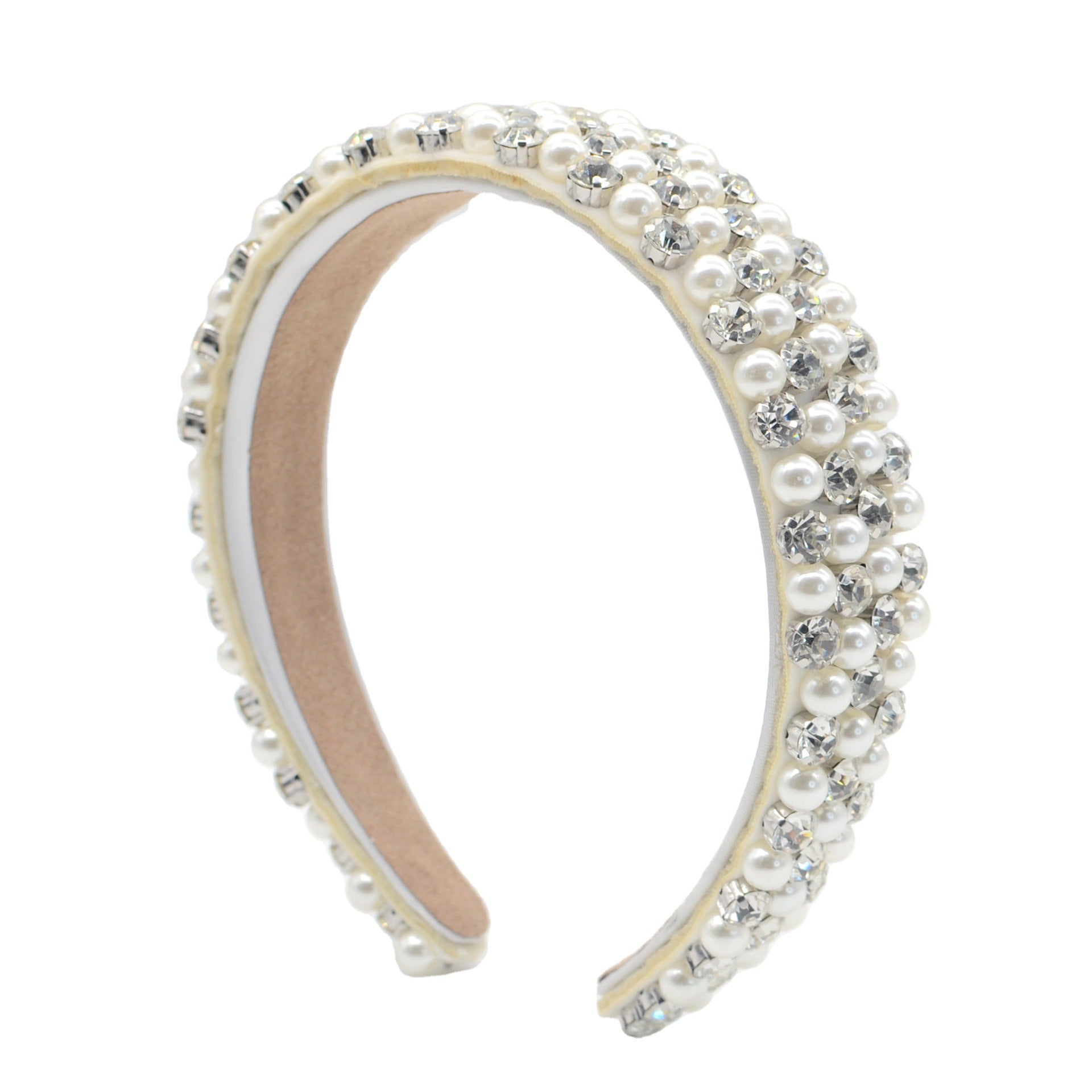 Baroque Rhinestone Pearl Headband
