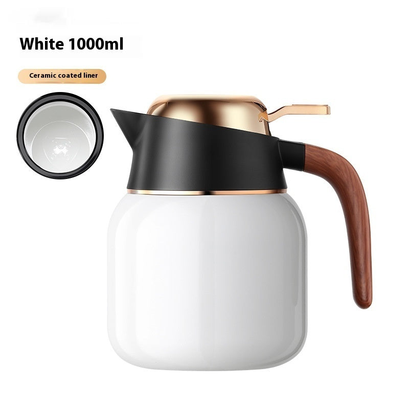 Insulation Pot Office Home Braised Teapot Ceramic Coating Tea Water Separation