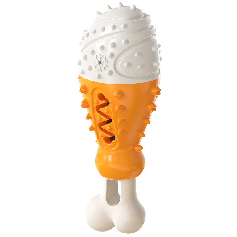Jouet à mâcher pour chien en forme de patte de dinde, brosse à dents, nettoyage des molaires