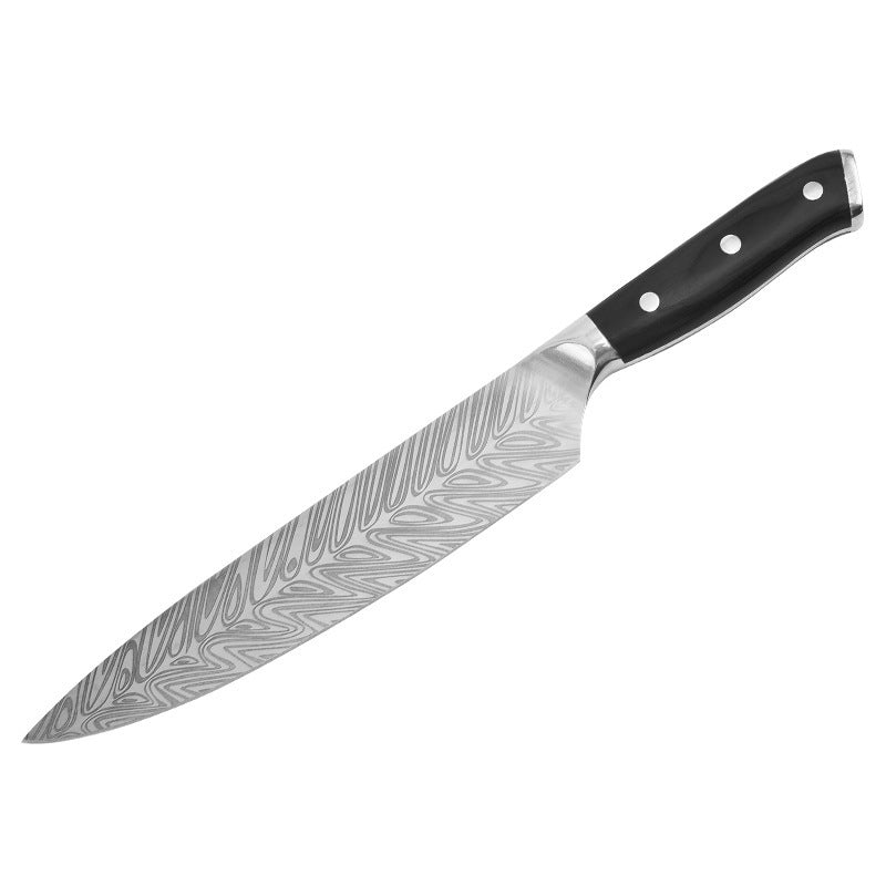 Hand Forged Color Wood Handle Kitchen Knife