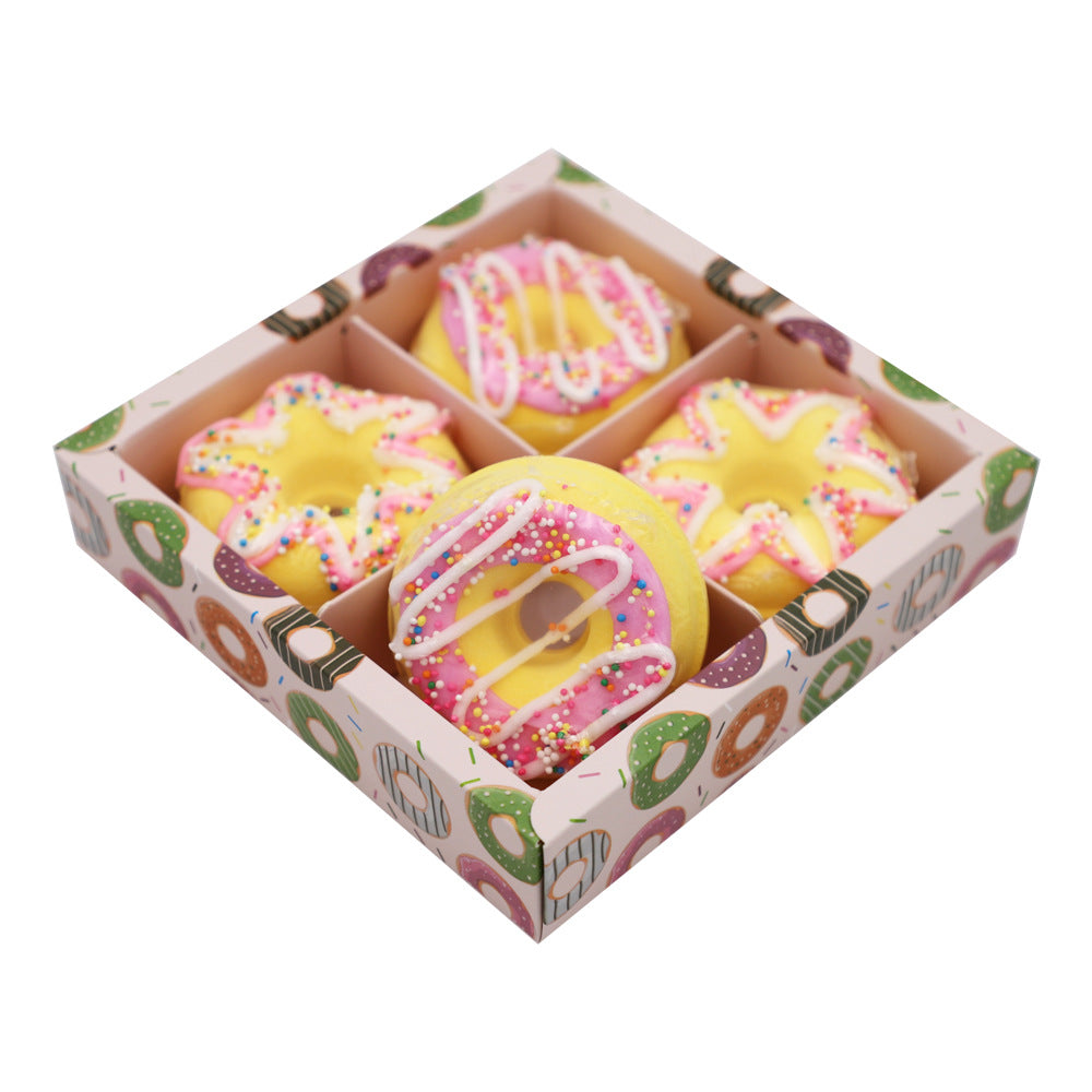 Kit de sels de bain en forme de donut pour enfants