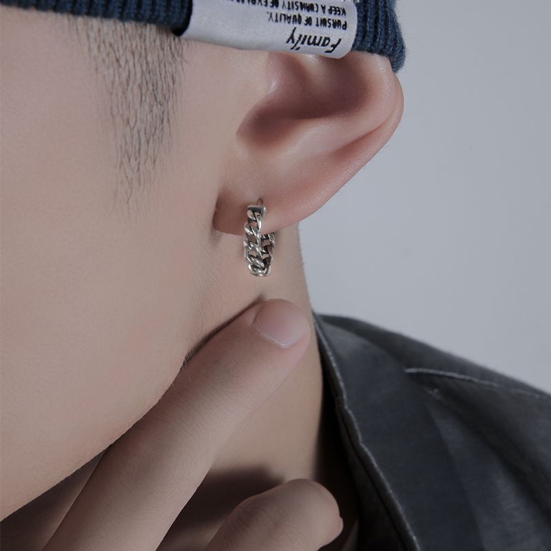 West Coast Earrings Men's Hip Hop Simple