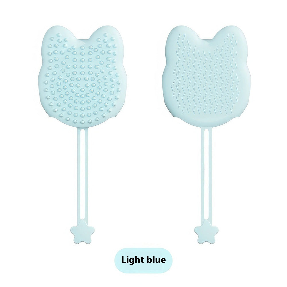 Pet Silicone Cat Petting Gloves Bath Brush