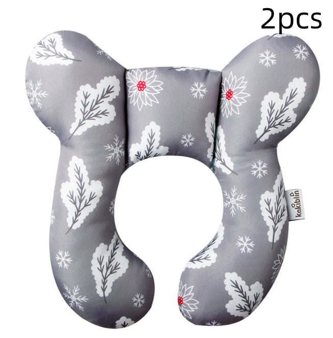 Infant Pillow Baby Bed U-Shaped Safety Seat Neck Guard Fixed Stereotyped Stroller Pillow