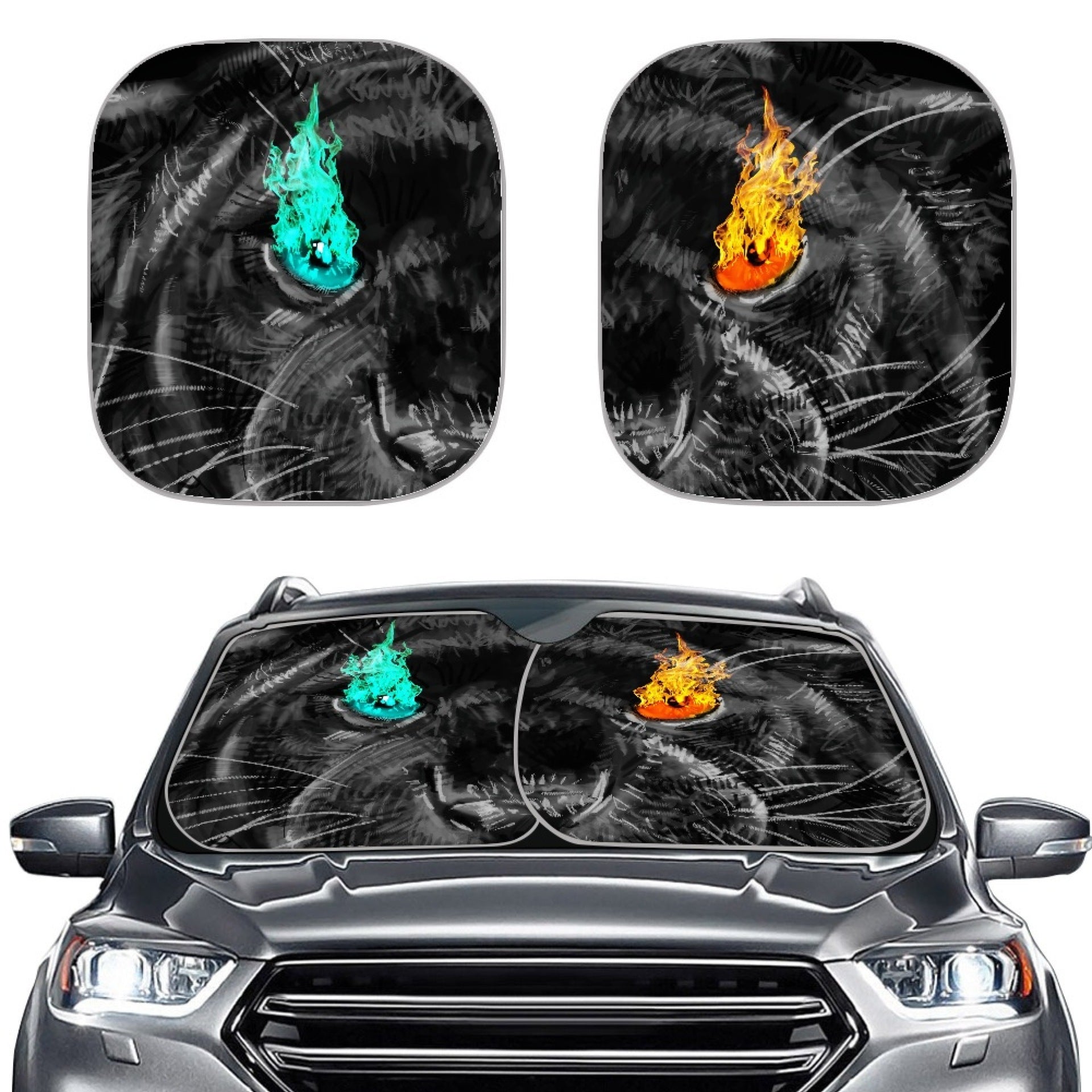 Pare-soleil de voiture protection solaire et isolation thermique