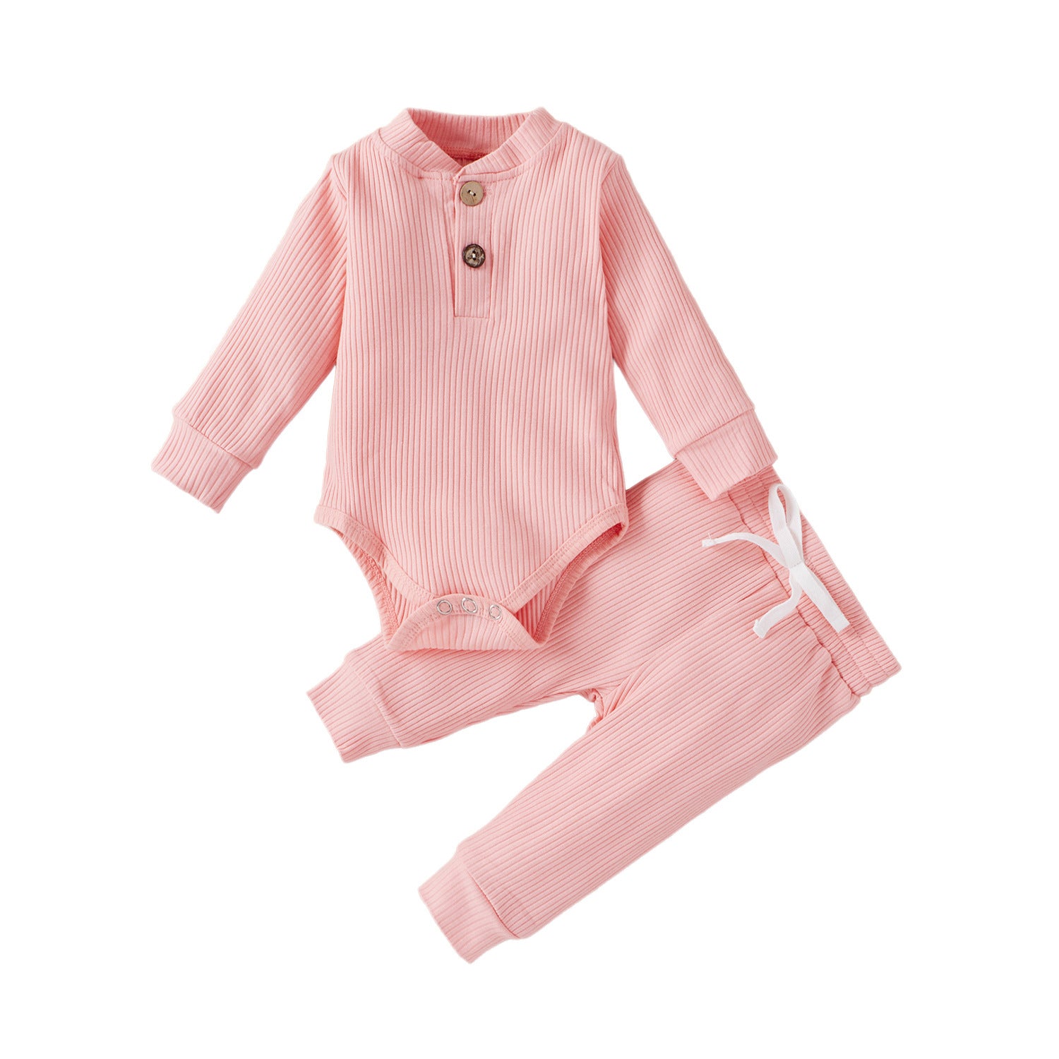 Infant Cotton Long-sleeved Jumpsuit Trousers Suit