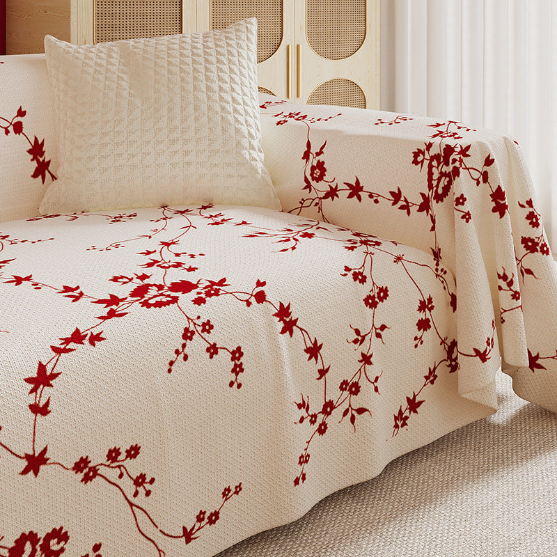 New Year Celebration Chinese Style Sofa Cover High Sense Four Seasons Universal Anti-scratching
