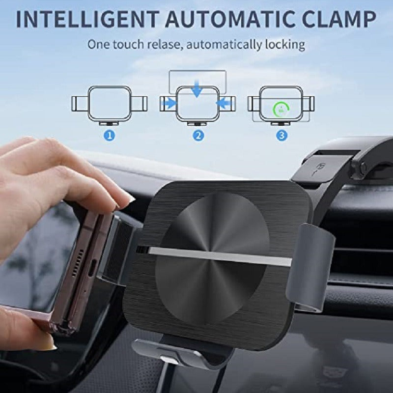 S11 Twin Coil Folding Screen Mobile Phone Car Wireless Charger