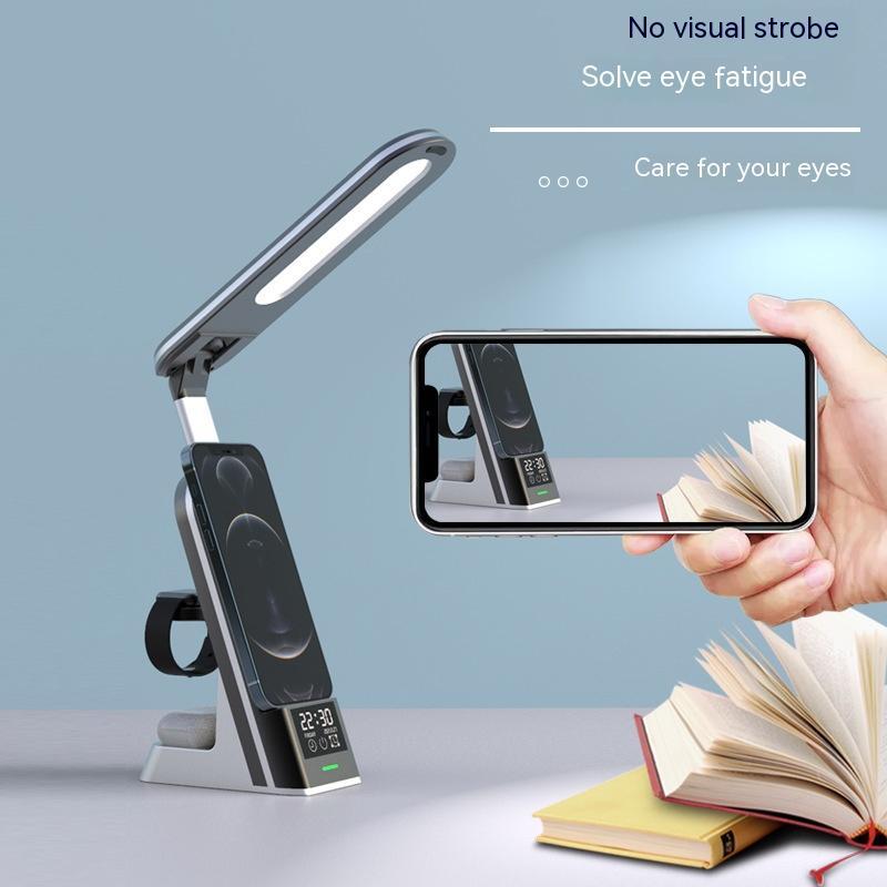 Lampe de Bureau Créative avec Chargeur Sans Fil Multifonctionnel