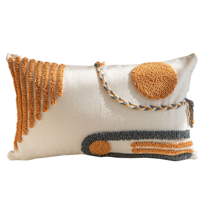 Coussins en dentelle bohème