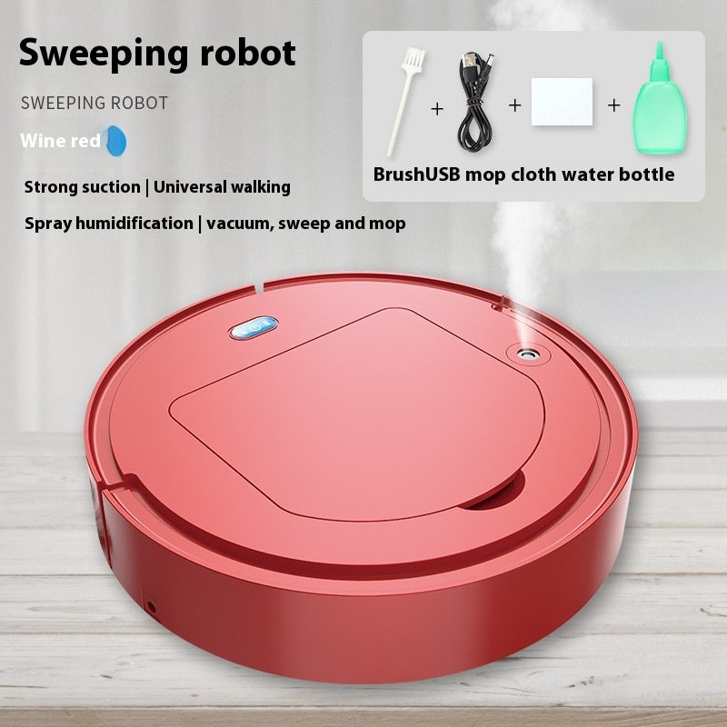 Robot balayeur sans fil intelligent 3-en-1 pour le nettoyage de la poussière