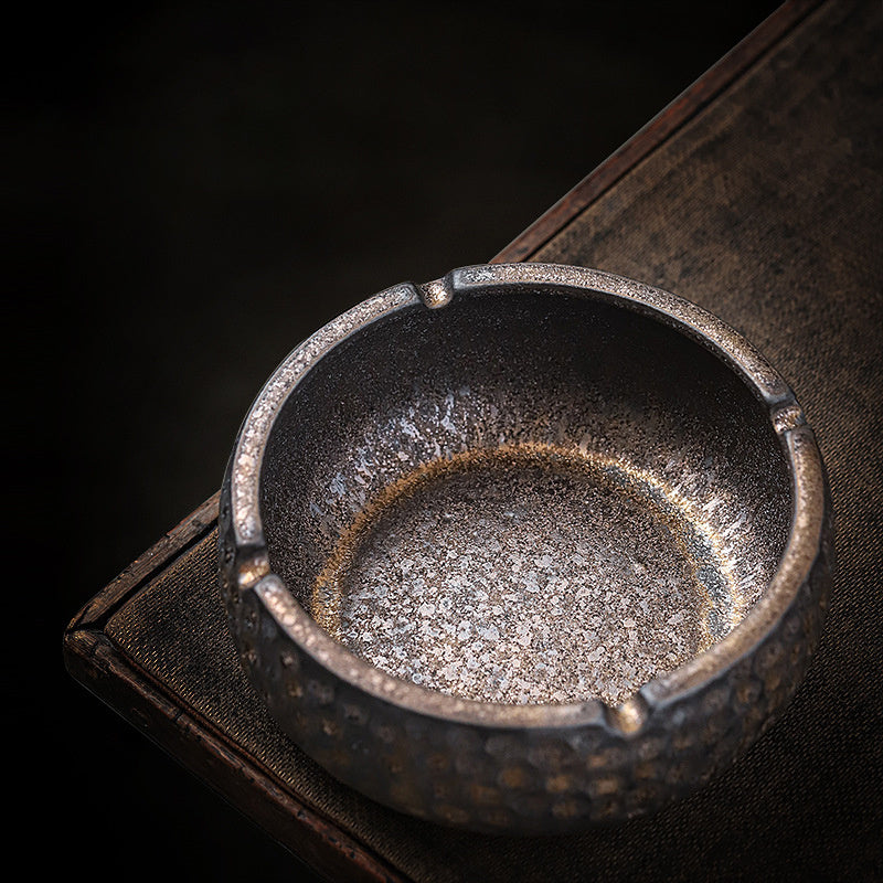 Living Room Household Desktop Creative Antique Ashtray Grey