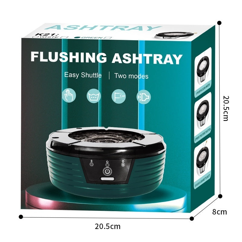 Cendrier intelligent anti-cendres volantes avec filtre à eau circulant à la mode