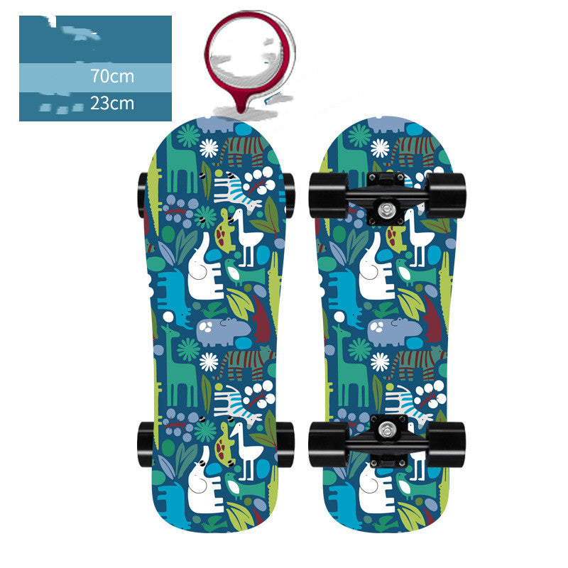 Planche à roulettes pour chien chat, grande planche à tête, brosse à roues de rue