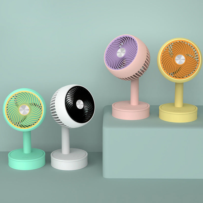 Portable Desktop Small Fan Desktop Mini Silent Rechargeable