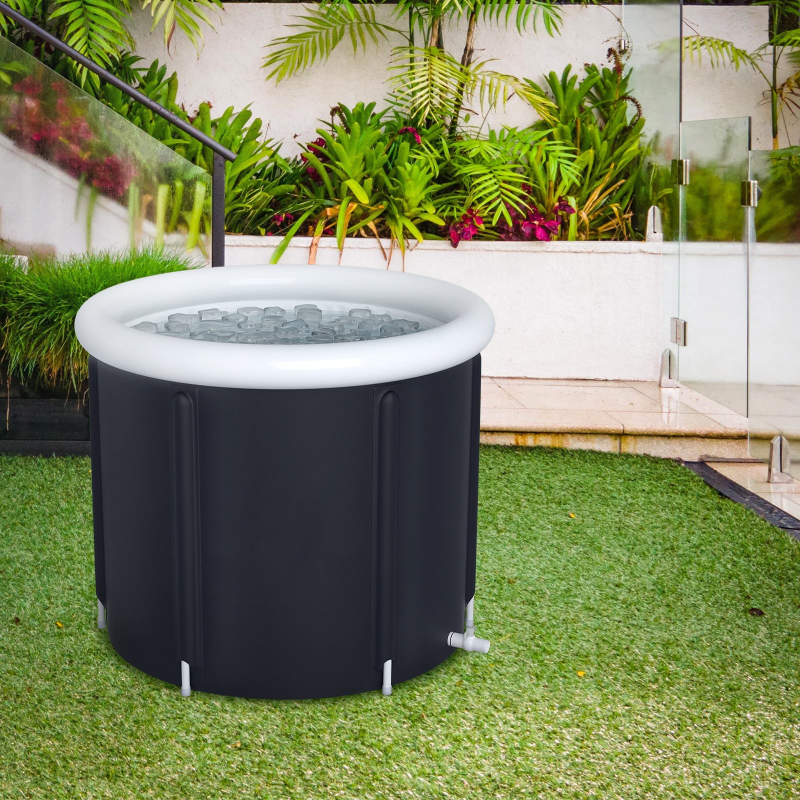 MOQ500 Seau à glace pliable personnalisé