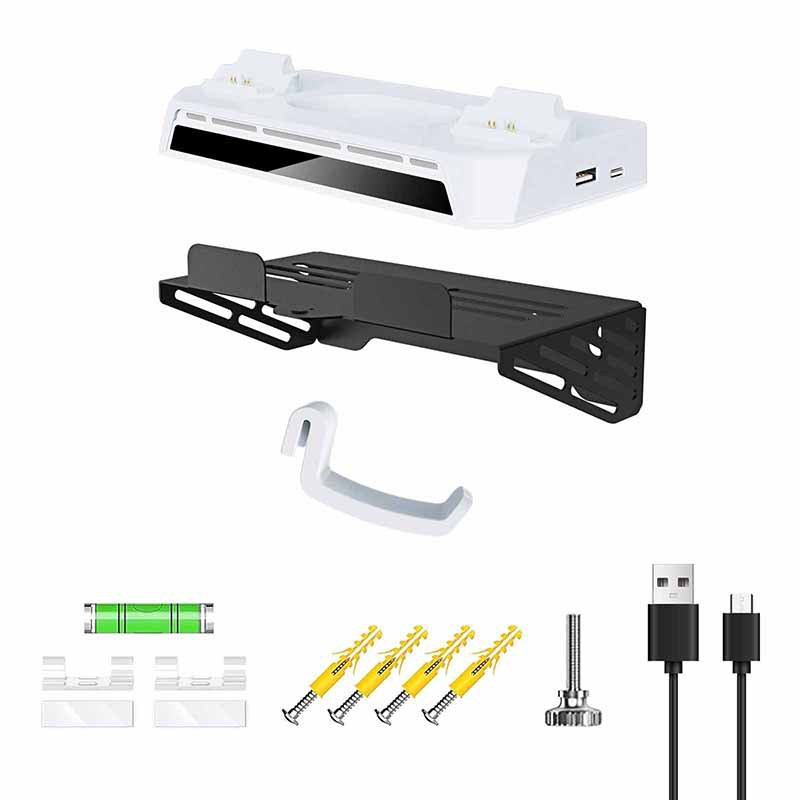 Universal Wall-mount Bracket For Game Controllers Charging Dock And Headset Holder