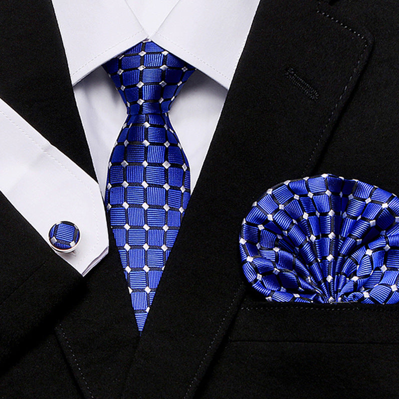 Costume trois pièces cravate homme de la nouvelle série cravate fleur de cachemire