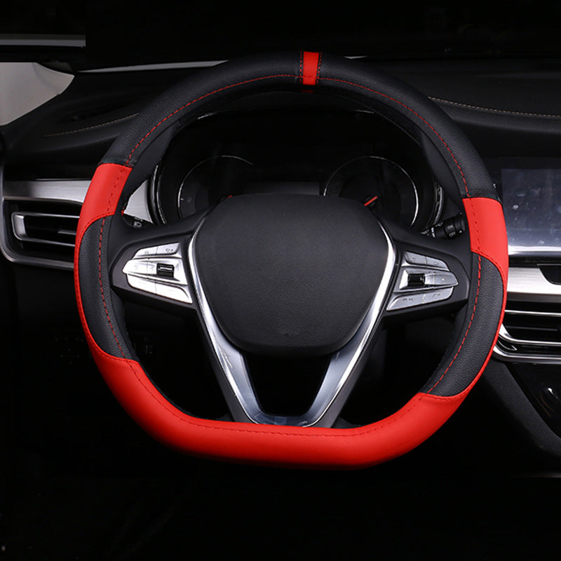 Four Seasons Universal Leather Steering Wheel Cover