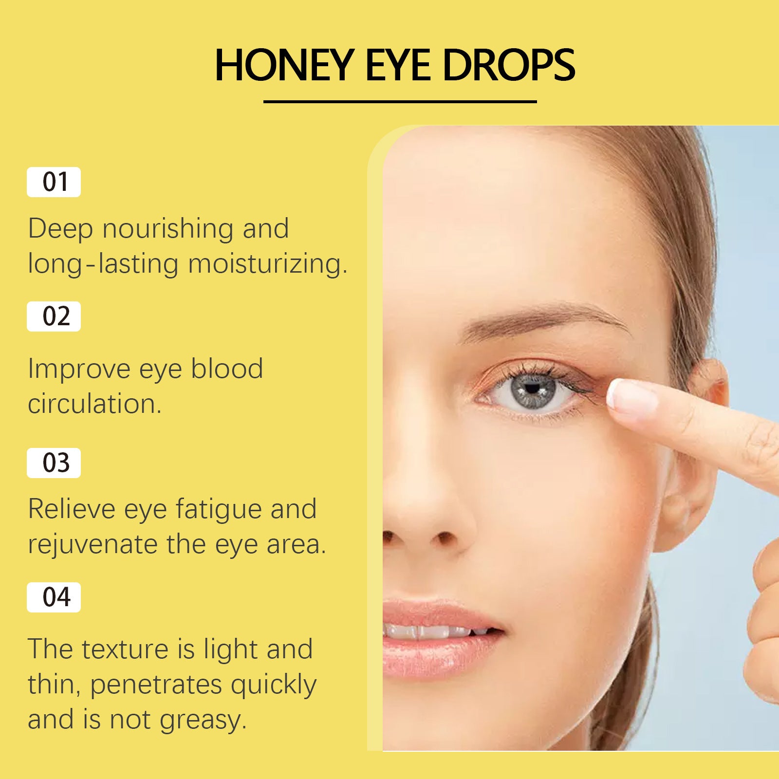 Soin Hydratant Contour des Yeux Rafraîchissant et Doux
