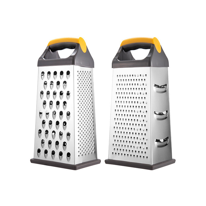 Couteau d'office en acier inoxydable à quatre faces, râpe multi-facettes verticale de 9 pouces, outils de cuisine