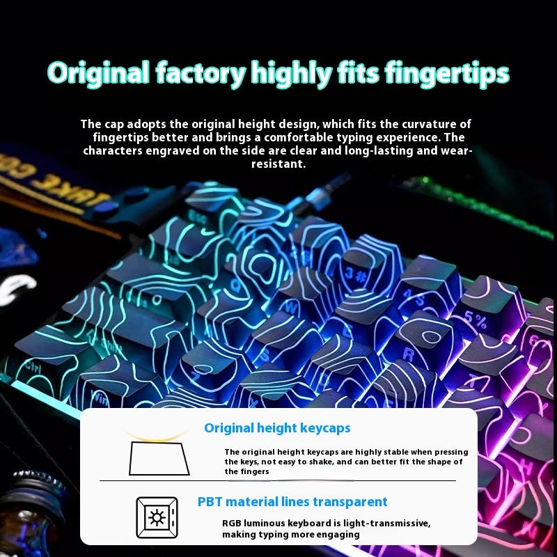 Capuchon de clavier personnalisé avec technologie de sublimation sur cinq côtés
