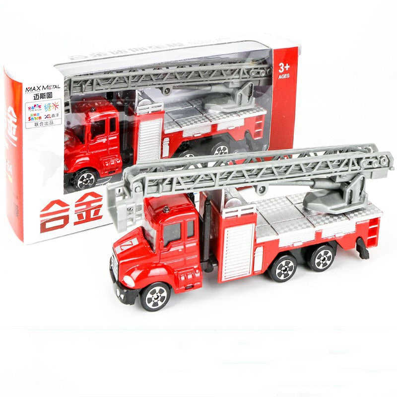 Engineering Vehicle Set Excavator Mixer Truck Children's Toys